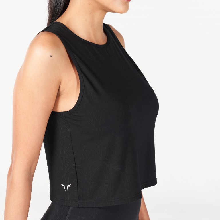 Breeze Camo Tank-Black